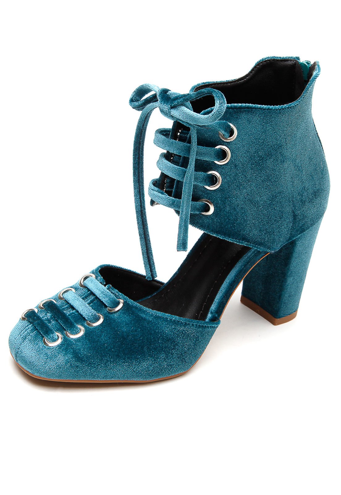 dafiti scarpin azul