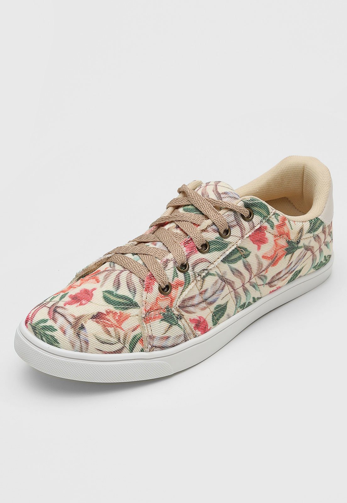 Tênis DAFITI SHOES Estampado Bege - Compre Agora