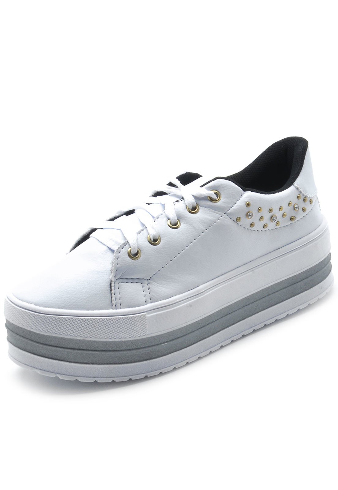 Tênis Dafiti Shoes Liso Branco - Compre Agora