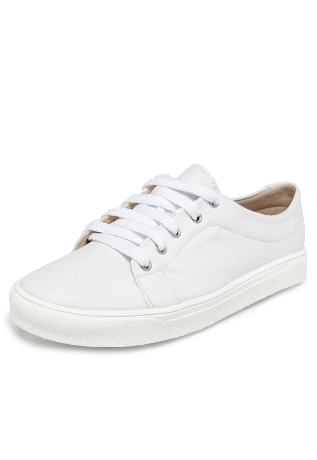 Tênis Dafiti Shoes Liso Branco - Compre Agora