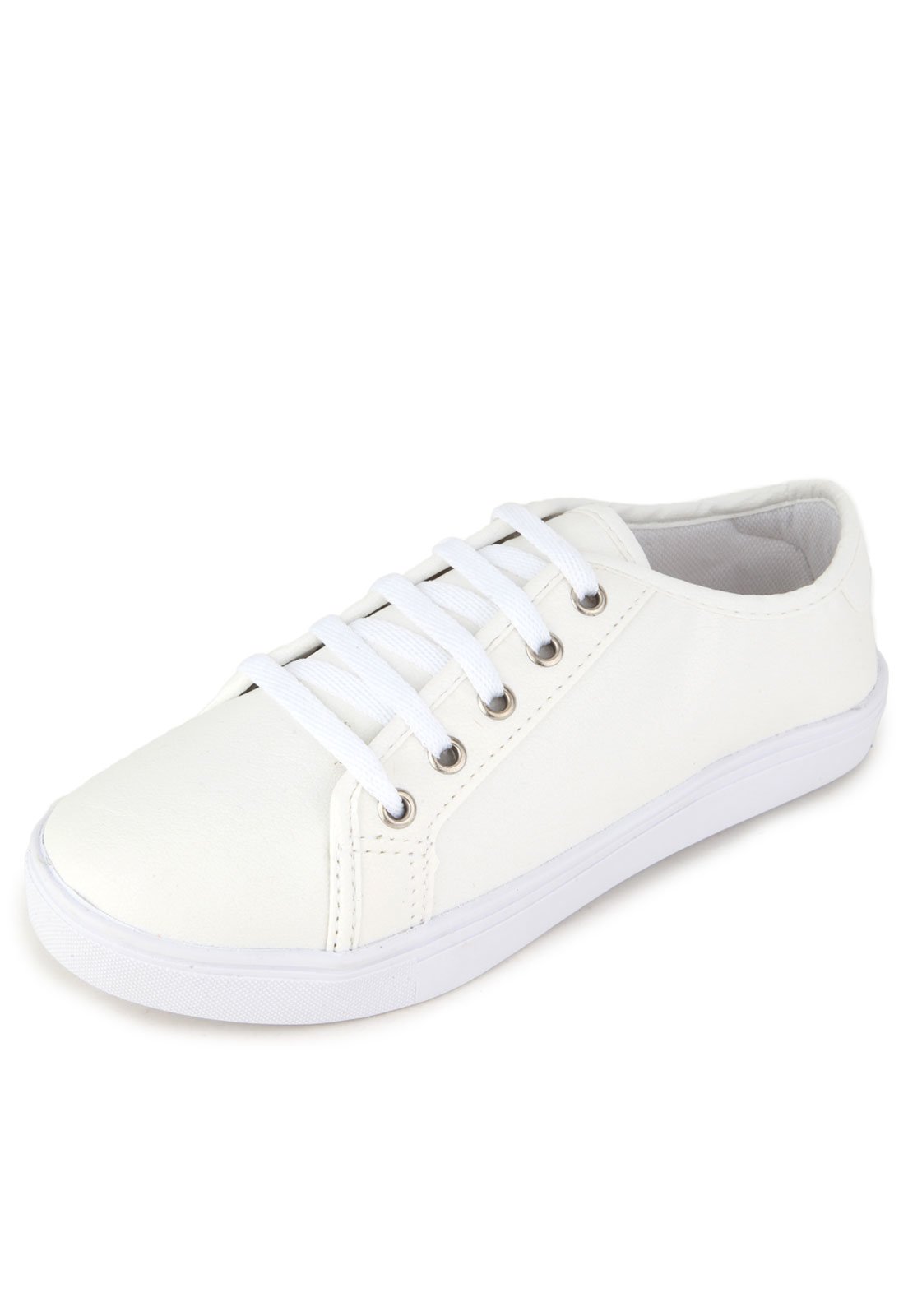 Tênis Dafiti Shoes Liso Branco - Compre Agora