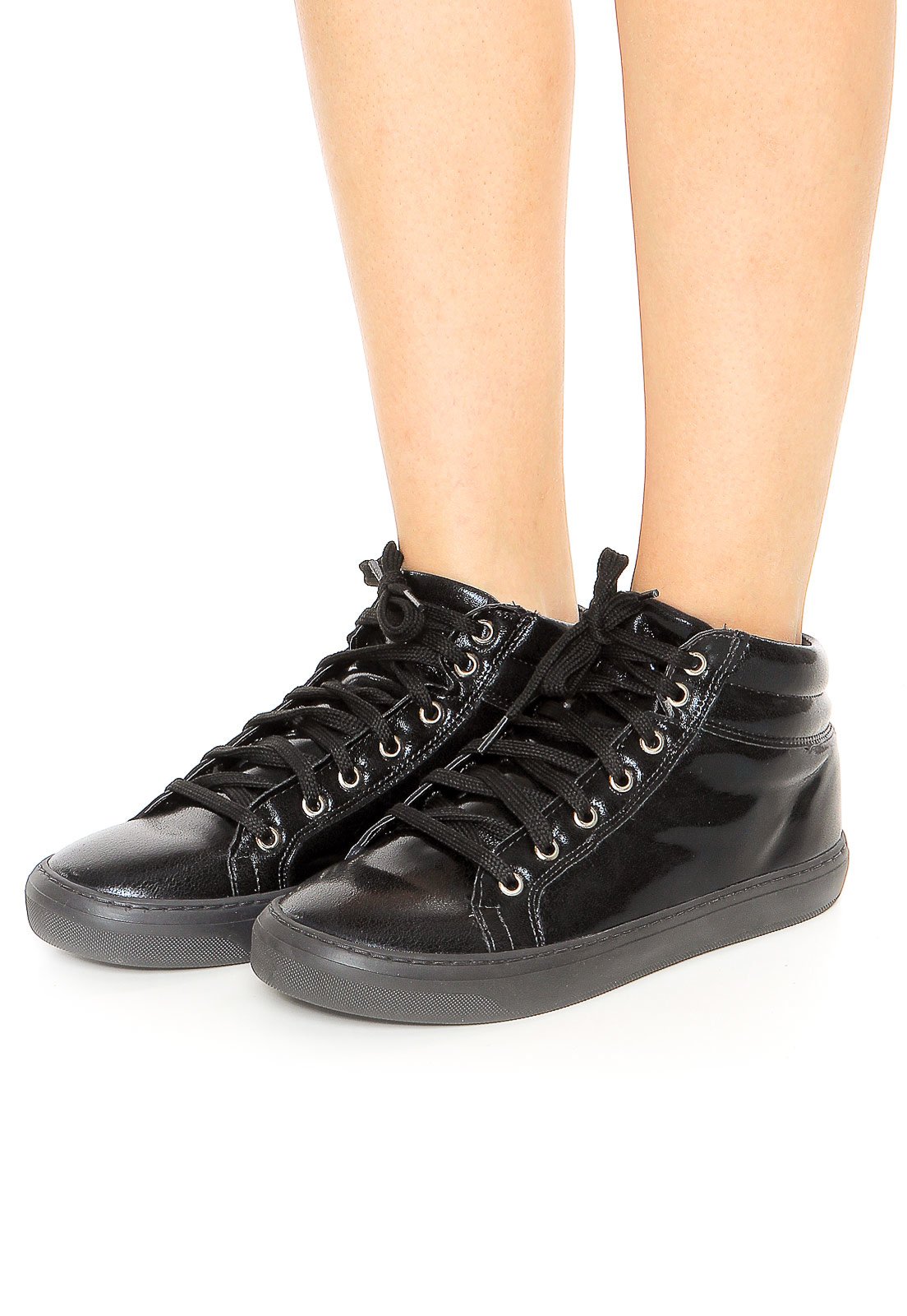 tênis dafiti shoes cano mid preto