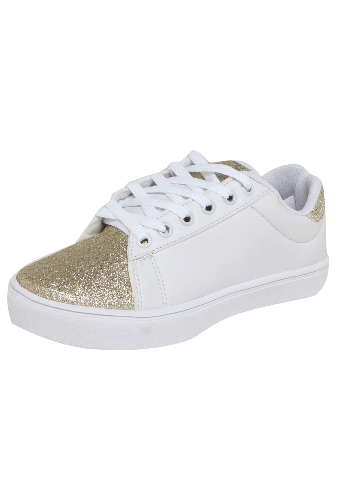 Tênis Dafiti Shoes Recortes Branco - Compre Agora