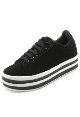 Tênis Dafiti Shoes Listras Branco - Compre Agora