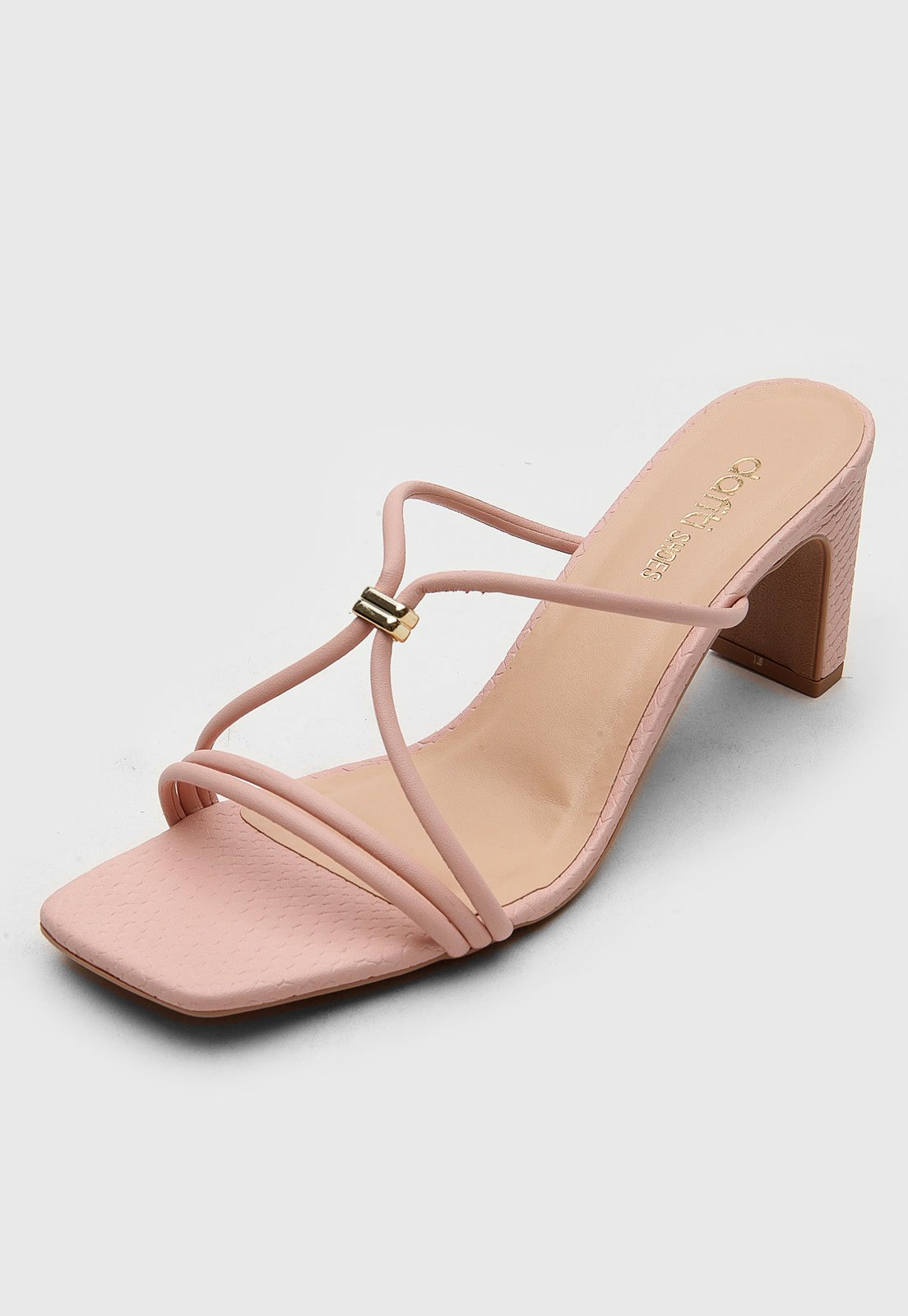 Tamanco Dafiti Shoes Tramado Rosa - Compre Agora