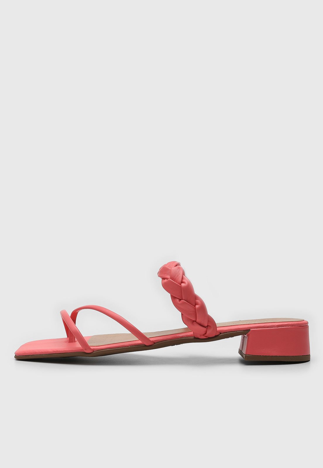 Tamanco Dafiti Shoes Tramado Rosa - Compre Agora