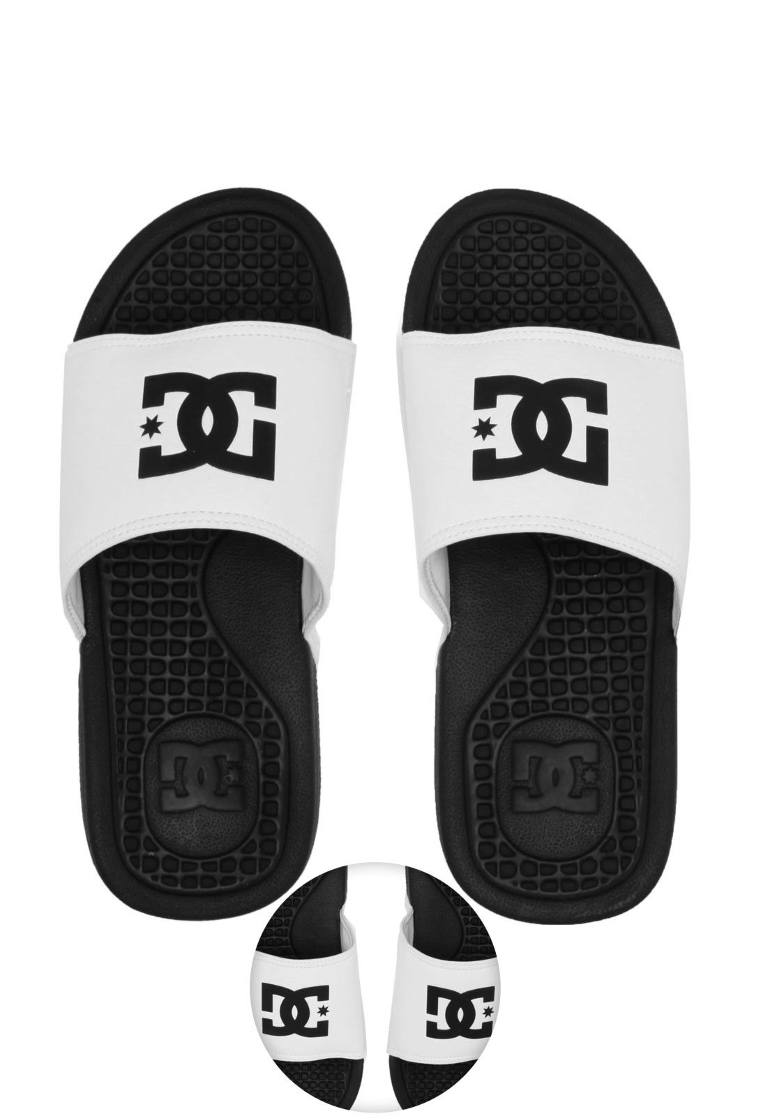 chinelo slide dc shoes