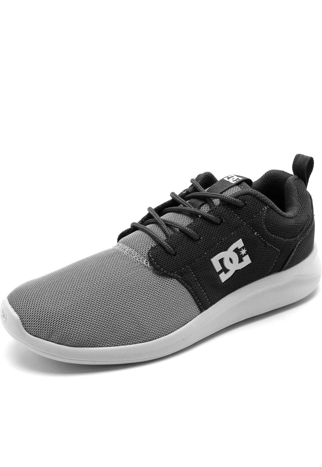 tênis dc shoes plaza lite cinza