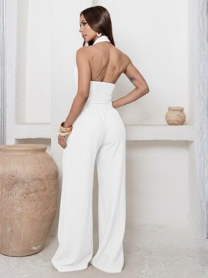 Conjunto Divina Gata Cropped e Calça - Branco