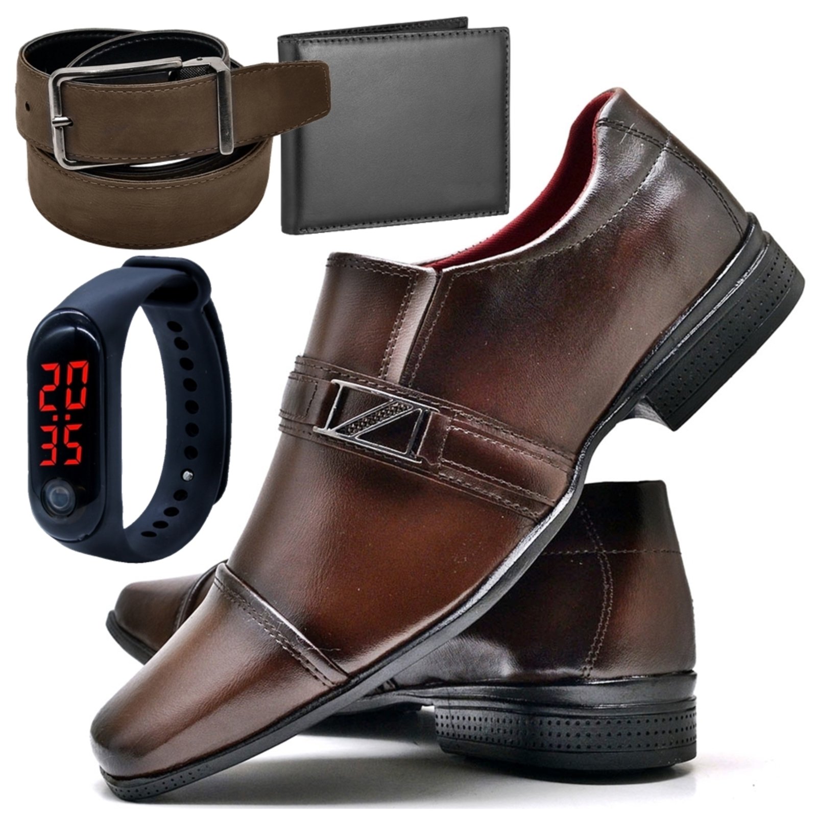 sapato 8 cm masculino