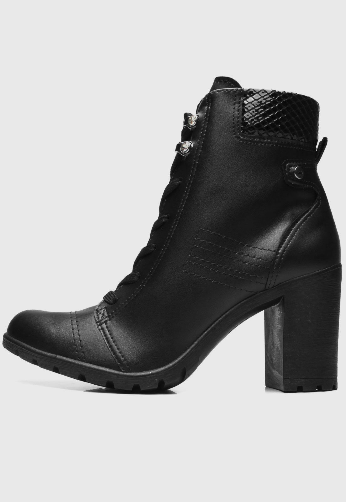 bota dakota recorte preta