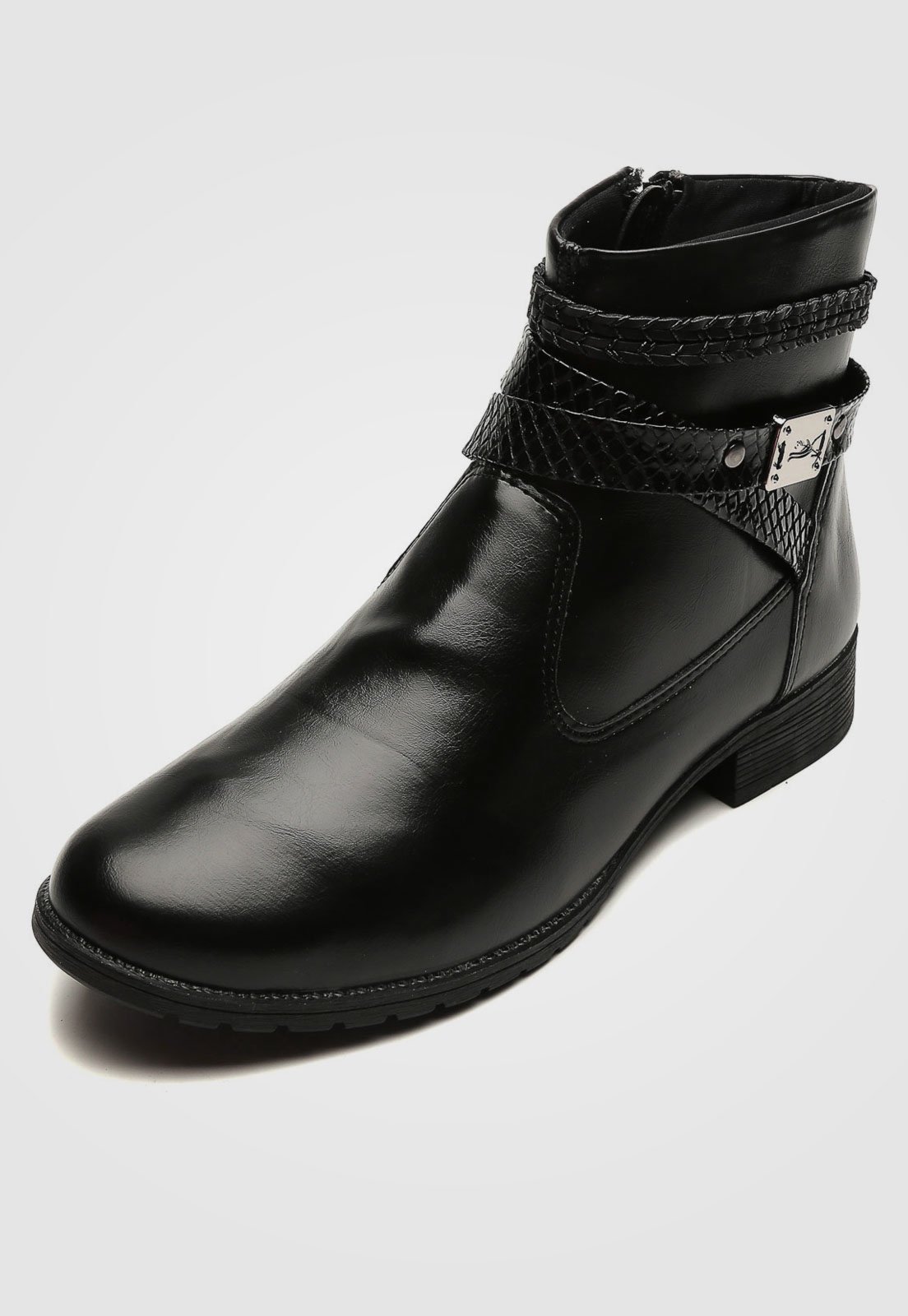bota dakota tiras preta