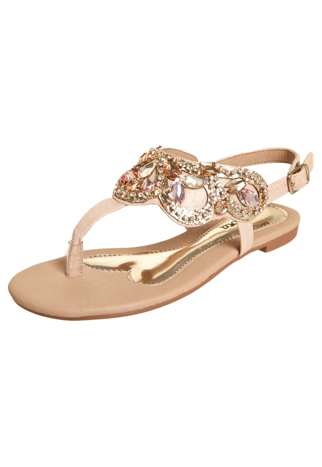 rasteirinha com strass dakota