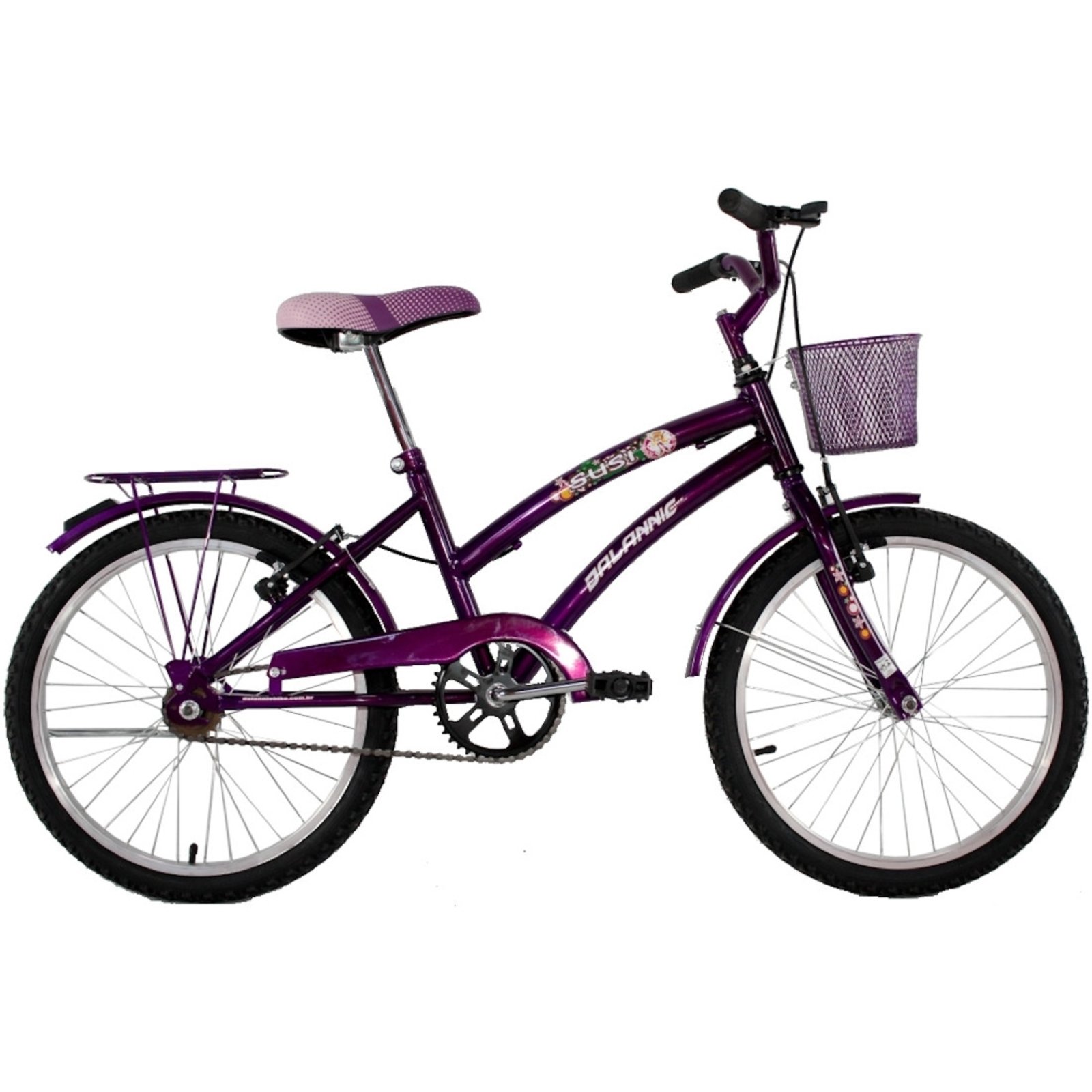Bicicleta Dalannio Bike Susi Aro 20 Rígida 1 Marcha - Violeta