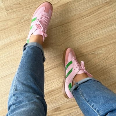 Tênis Flatform Manu Rosa Rosa