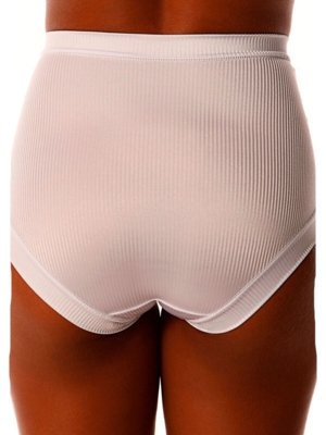 Kit com 2 Calcinhas Alta Bourbon Demillus 26406 Branco