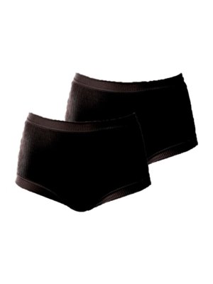 Kit com 2 Calcinhas Alta Bourbon Demillus 26406 Preto