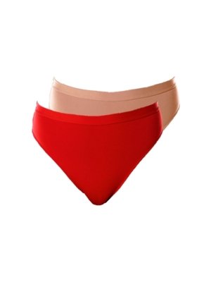 Kit com 2 Calcinhas Demillus 26826 Vermelho