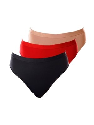 Kit com 3 Calcinhas Demillus 26826 Marinho