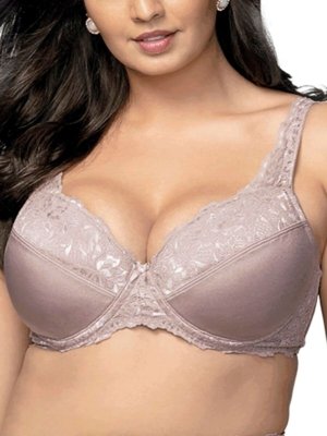 Sutiã com Aro e Bojo Iridien Demillus 65204 Taça B Roxo