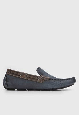 Mocassim Democrata Drive Azul-Marinho