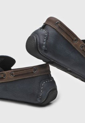 Mocassim Democrata Drive Azul-Marinho