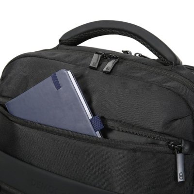 Mochila Democrata Executiva Smart Multicompartimentos Para Notebook MOC11903 Preto