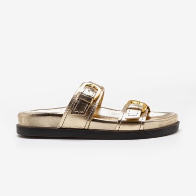 Rasteirinhas Democrata Casual Dourado