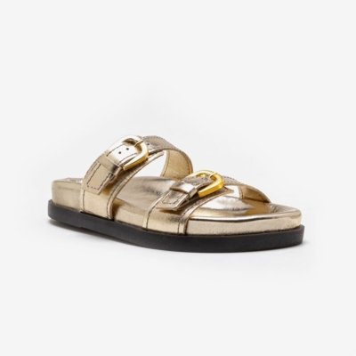 Rasteirinhas Democrata Casual Dourado