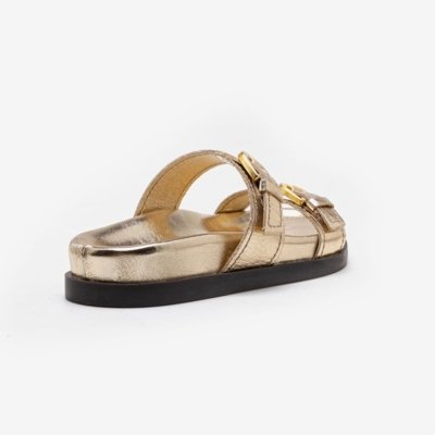 Rasteirinhas Democrata Casual Dourado