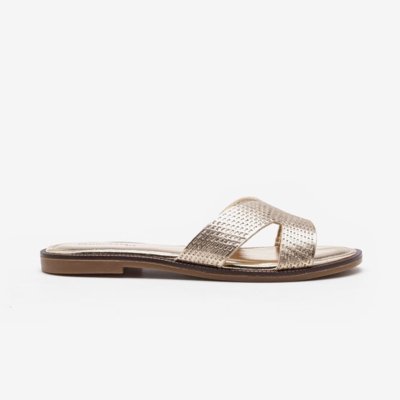 Rasteirinhas Democrata Casual Dourado