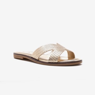 Rasteirinhas Democrata Casual Dourado