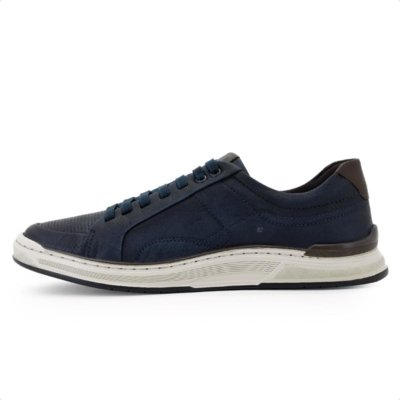 Sapatênis Democrata Denim Loop Azul Marinho