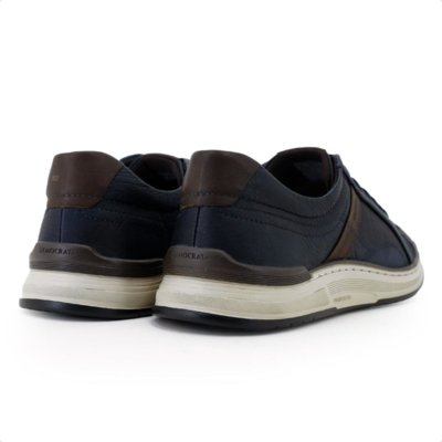 Sapatênis Democrata Denim Loop Azul Marinho