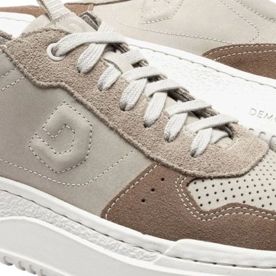Tênis Democrata Denim Block Masculino - Bege - Democrata