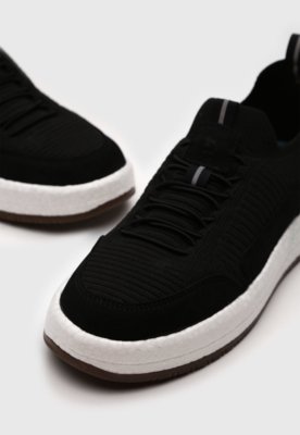 Tênis Knit Democrata Drake Pulse Preto