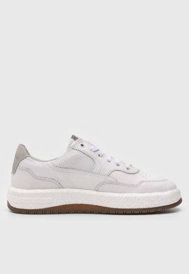 Tênis de Couro Democrata Drake Pulse Branco