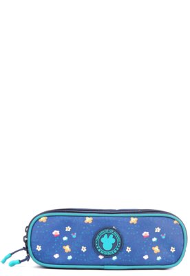 Estojo Dermiwill Soft P 2 Compartimentos Disney Vintage Minnie Flowers Azul Menor preço em Estojo Dermiwill Soft P 2 Compartimentos Disney Vintage Minnie Flowers Azul