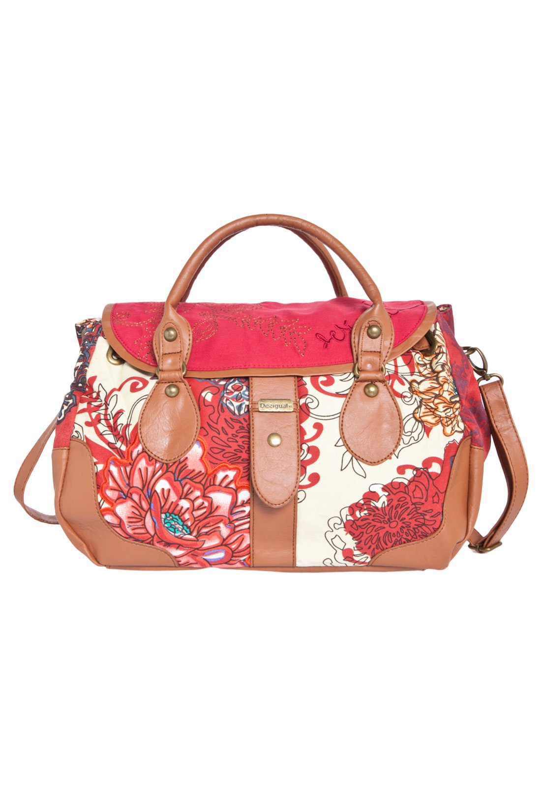 desigual flower bolsa