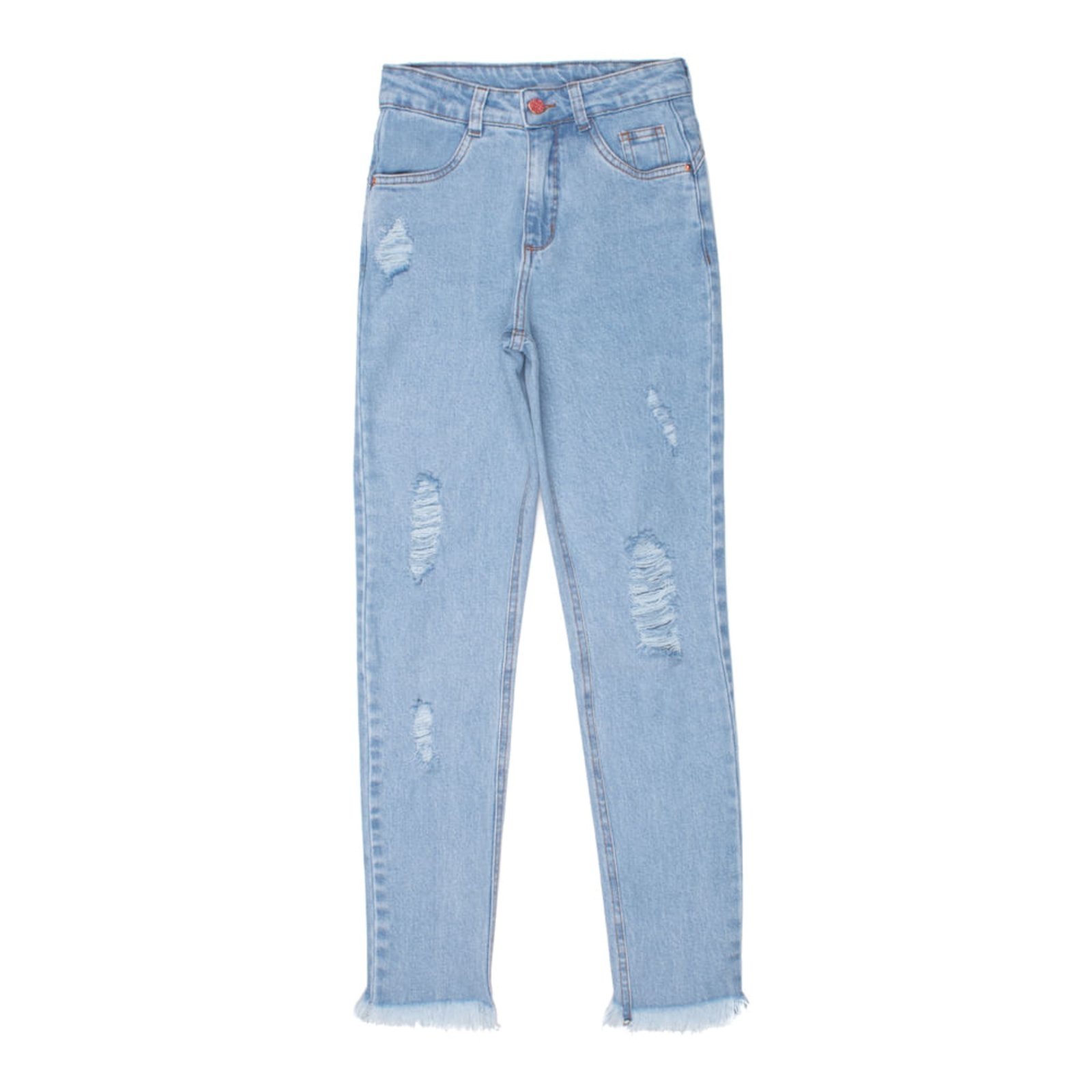 Calça Jeans Mom Destroit Infantil