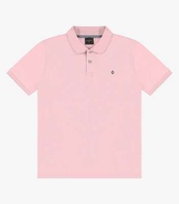 Polo Masculina Básica Diametro Rosa