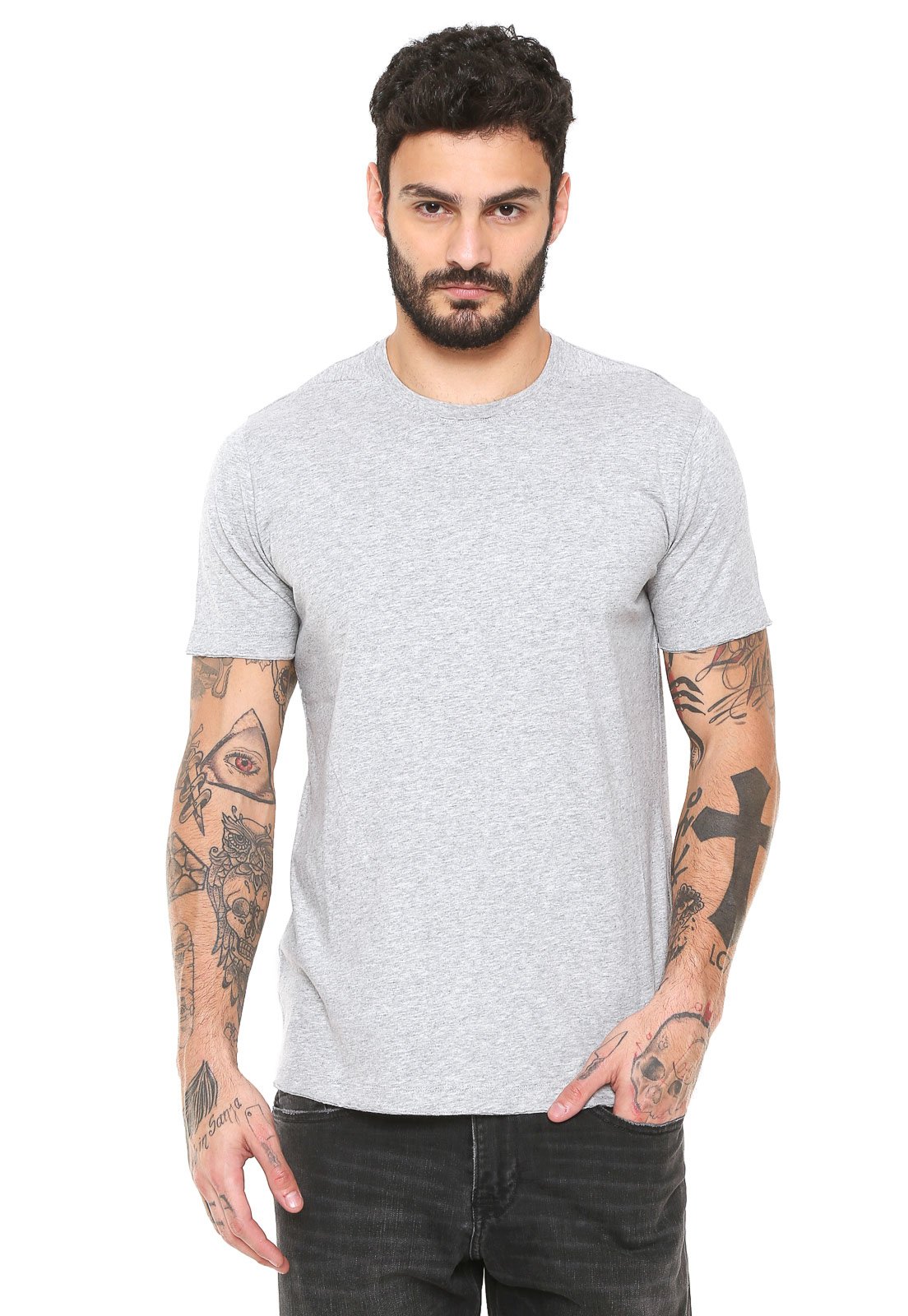 camiseta diesel basica preta