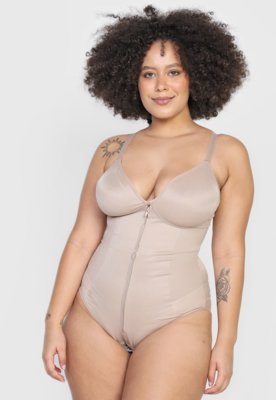 Body Dilady Moldado Bege Menor preço em Body Dilady Moldado Bege