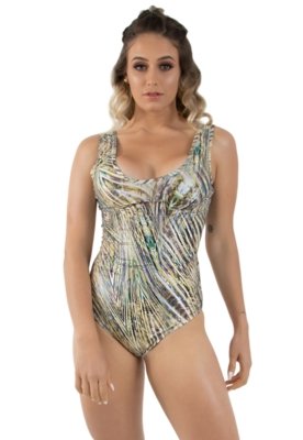 Body Diluxo Regata Estampado 3D Caramelo Menor preço em Body Diluxo Regata Estampado 3D Caramelo
