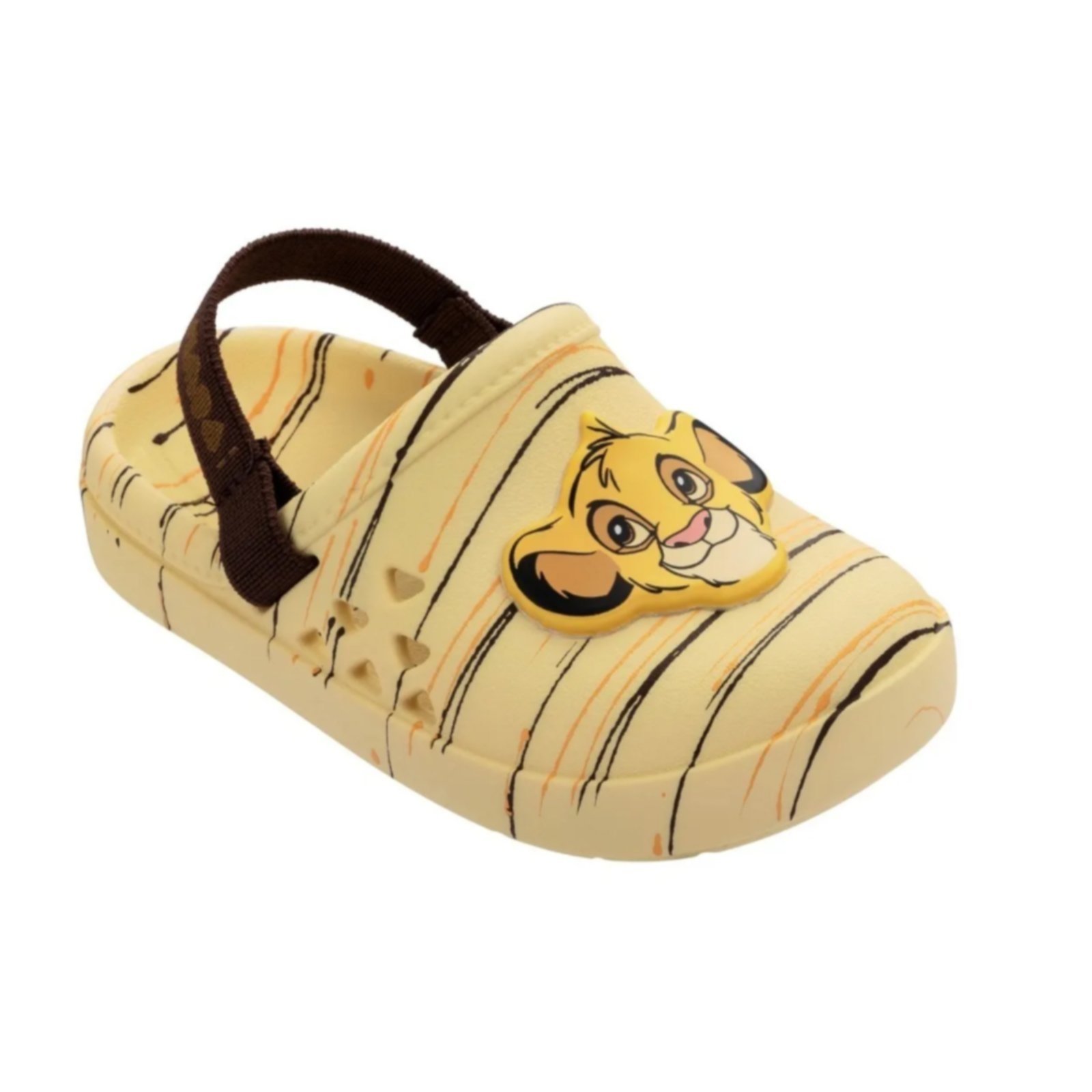Babuche Menino Tipo Crocs Infantil Disney Rei Leão Simba Amarelo - Compre  Agora | Dafiti Brasil