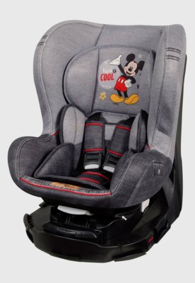 Cadeira Para Auto 0 A 18 Kg Disney Revo Denim Mickey Mouse Cinza Menor preço em Cadeira Para Auto 0 A 18 Kg Disney Revo Denim Mickey Mouse Cinza