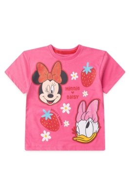 Conjunto Disney Infantil Feminino Minnie e Margarida Rosa