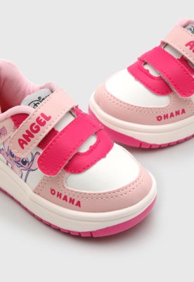 Tênis Infantil Disney Stitch Angel Rosa