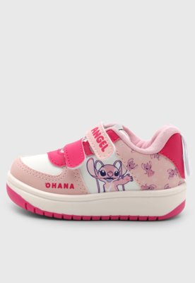 Tênis Infantil Disney Stitch Angel Rosa