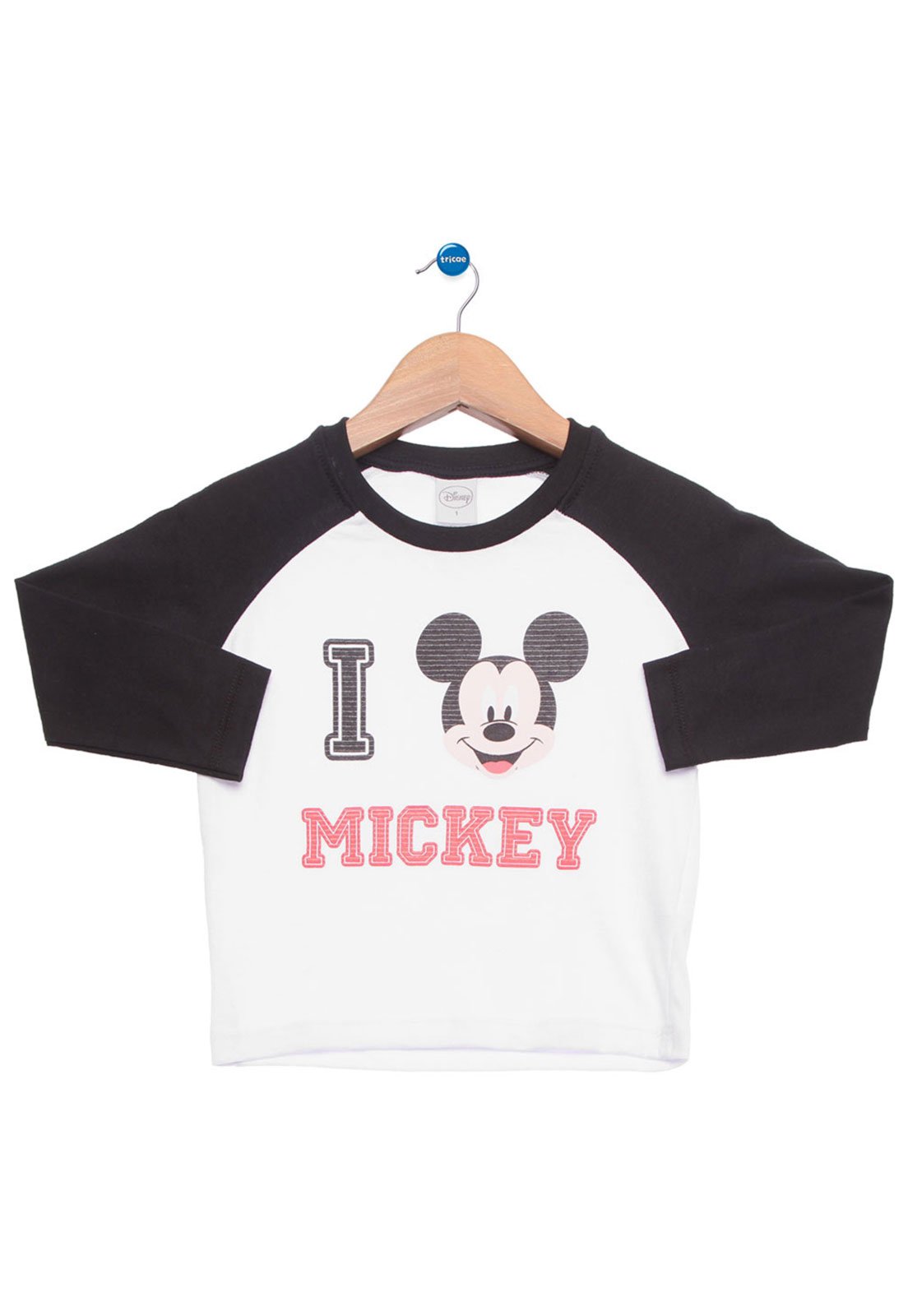 camiseta manga longa disney